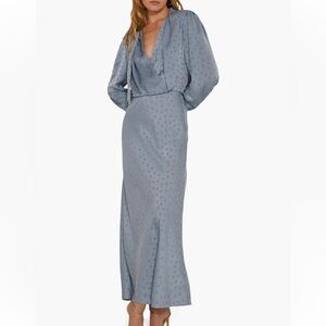 Favorite Daughter The Joan polka dot dress size small